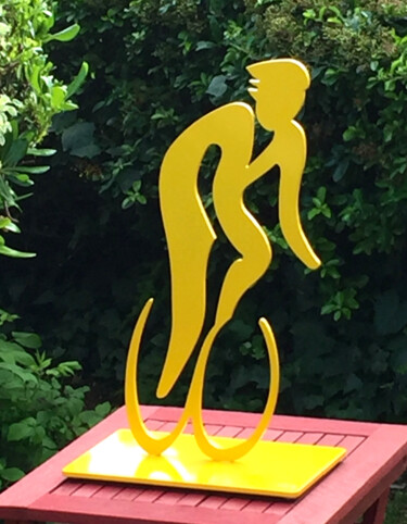 Sculpture intitulée "La Silhouette du gr…" par Roger Drouin, Œuvre d'art originale, Métaux