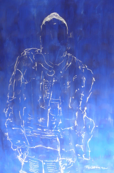 Tombouctou... Hommage au courage Peinture intitulée "Tombouctou... Homma…" par Roger Ernest Jankow, Œuvre d'art originale, Pigments