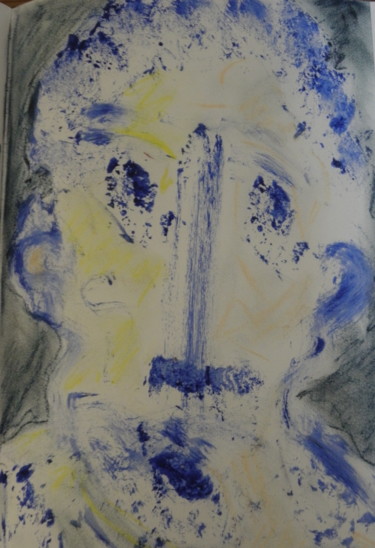 Drawing titled "L'art ne sert à rie…" by Roger Ernest Jankow, Original Artwork, Tempera