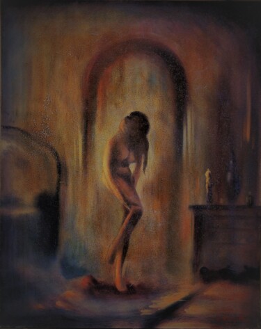 Painting titled "Figuratif Simplifié…" by Roger Fayolle, Original Artwork, Acrylic