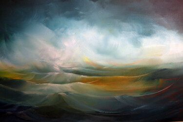 Pittura intitolato "3 pennellate di mar…" da Roger Harb, Opera d'arte originale, Olio