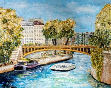 "Paris Le pont au Do…" başlıklı Tablo Roger Loyer (Anton) tarafından, Orijinal sanat, Akrilik Ahşap Sedye çerçevesi üzerine…