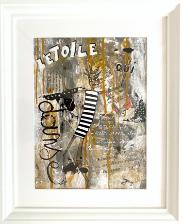 Картина под названием "L'Etoile qui Danse" - Roger.M, Подлинное произведение искусства, Акрил Установлен на Другая жесткая п…