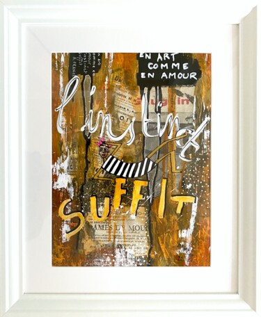 绘画 标题为“L'Instinct suffit” 由Roger.M, 原创艺术品, 丙烯 安装在其他刚性面板上