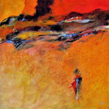 Peinture intitulée "pen-loch-le-chant-d…" par Roger Rode, Œuvre d'art originale, Pastel