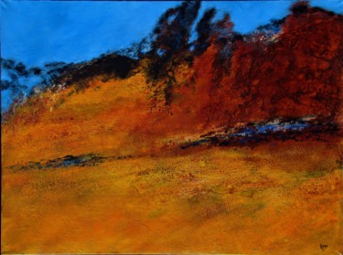 Peinture intitulée "le chant des dunes…" par Roger Rode, Œuvre d'art originale, Acrylique