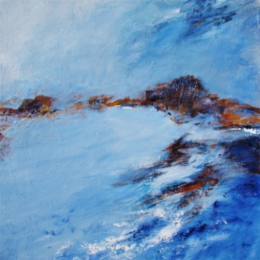 Peinture intitulée "Bleu" par Roger Rode, Œuvre d'art originale, Acrylique