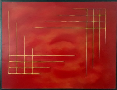 Pittura intitolato "Collection Equilibr…" da Roger Birbaum, Opera d'arte originale, Olio