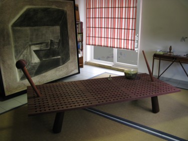 Художественная композиция под названием "Table Lion" - Roger Fisset, Подлинное произведение искусства, Мебель
