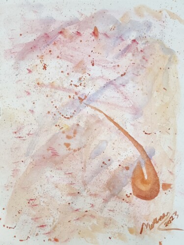 Painting titled "Me dê um apelido" by Rogério Morais, Original Artwork, Watercolor