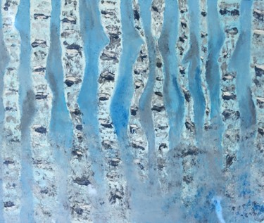 Peinture intitulée "Une forêt" par Joeren, Œuvre d'art originale, Huile