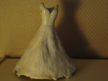 Sculpture titled "Le Tutu" by Marierf, Original Artwork, Ceramics