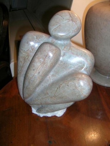 Sculpture titled "Voluptée" by Marierf, Original Artwork, Stone