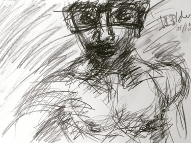 Drawing titled "Me. The geek who lo…" by Rok Blenkuš, Original Artwork, Pencil