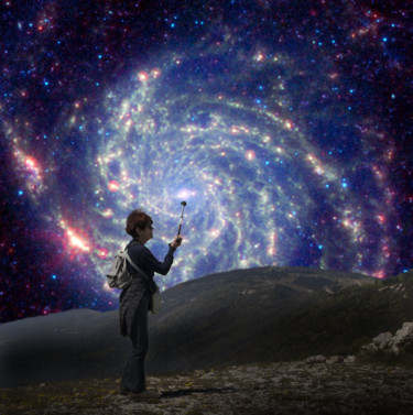 Photographie intitulée "Ma galaxie.jpg" par Roland Bouvier, Œuvre d'art originale