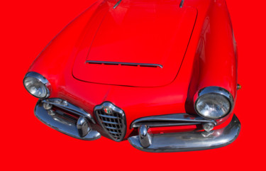 Photographie intitulée "Alfa Romeo" par Roland Bouvier, Œuvre d'art originale, Photographie manipulée