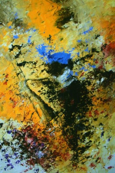 Peinture intitulée "Jazz in to the roots" par Roland Coic, Œuvre d'art originale