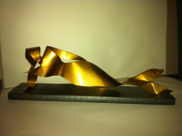 Skulptur mit dem Titel "sirene.jpg" von Roland Gicquel, Original-Kunstwerk, Metalle