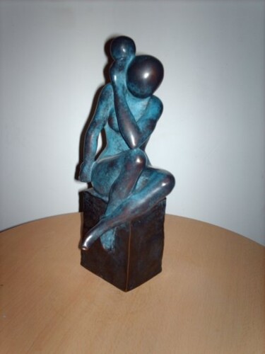Sculpture intitulée "La jongleuse" par Roland Saurel, Œuvre d'art originale