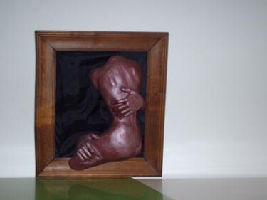Sculpture intitulée "Les amants" par Roland Saurel, Œuvre d'art originale