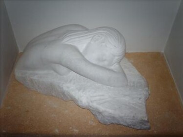 Sculpture intitulée "La belle endormie" par Roland Saurel, Œuvre d'art originale