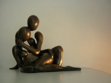 Sculpture intitulée "Corps accord" par Roland Saurel, Œuvre d'art originale
