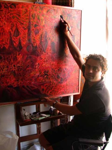 Arte digitale intitolato "Red and Rolando's A…" da Attanasio Rolando, Opera d'arte originale