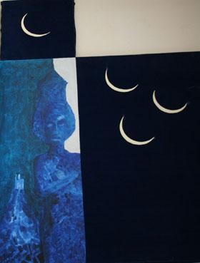 Arte digitale intitolato "Four moons" da Attanasio Rolando, Opera d'arte originale