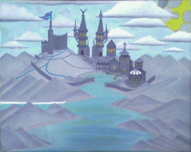 Digital Arts titled "His Castle By the S…" by Rolladutch, Original Artwork