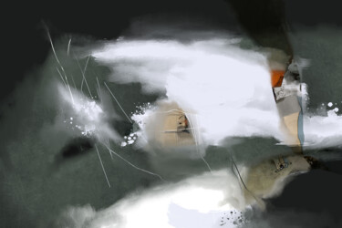 Digitale Kunst mit dem Titel "Deep Down 2" von Rom Lammar, Original-Kunstwerk, Digitale Malerei