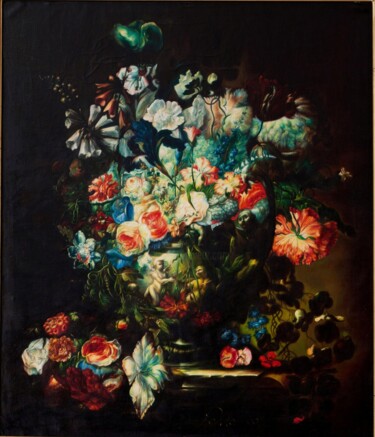 Ζωγραφική με τίτλο "агрызок" από Рома Ласьков, Αυθεντικά έργα τέχνης, Λάδι Τοποθετήθηκε στο Ξύλινο φορείο σκελετό
