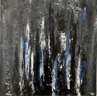 Картина под названием "Ombres" - Romain Bellet, Подлинное произведение искусства, Акрил Установлен на Деревянная рама для но…