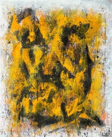 Картина под названием "Deconstruction" - Romain Bellet, Подлинное произведение искусства, Акрил Установлен на Деревянная рам…