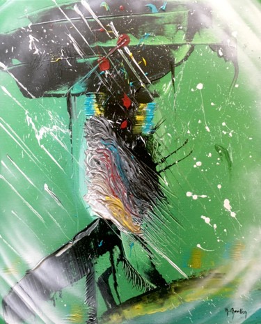 Painting titled "Noirmoutier 1" by Romain Chevillon, Original Artwork, Acrylic