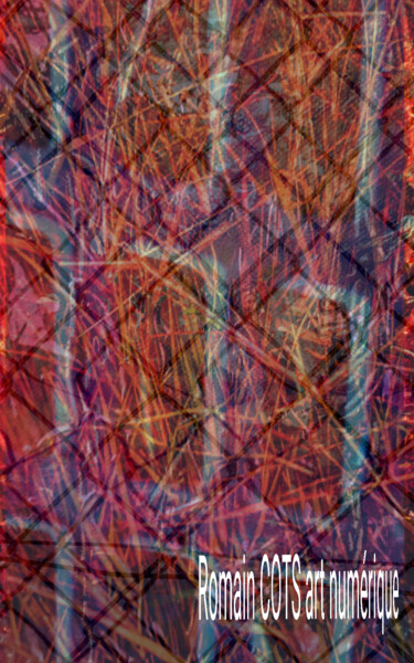 Цифровое искусство под названием "Carreaux" - Romain Cots, Подлинное произведение искусства, Фотомонтаж