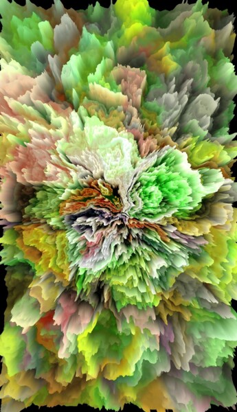 Digitale Kunst mit dem Titel "Éparpiller" von Romain Cots, Original-Kunstwerk, Fotomontage