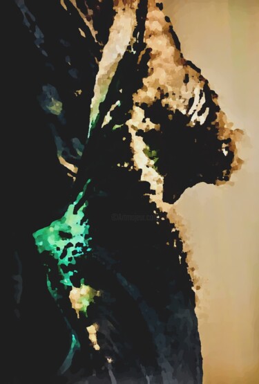 Цифровое искусство под названием "Dune 2" - Romain Cots, Подлинное произведение искусства, Фотомонтаж