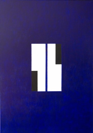 Symphonie - 2 Painting titled "Symphonie - 2" by Rain, Original Art, Acrylic Mounted on Stretcher frame