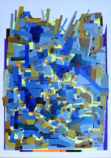 제목이 "BLUE MONDAY"인 미술작품 Romain Fontaine (Neist)로, 원작, 아크릴