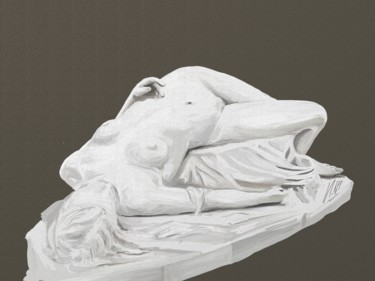 Digital Arts με τίτλο "young tarantine" από Romain Gires, Αυθεντικά έργα τέχνης, Ψηφιακή ζωγραφική
