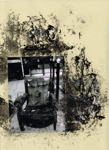 Electric Chair Collages intitulée "Electric Chair" par Moïka Romain, Œuvre d'art originale, Collages