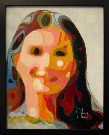 Schilderij getiteld "REINA LETIZIA (ESPA…" door Román Manrique De Lara, Origineel Kunstwerk, Olie