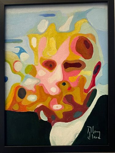 Painting titled "Retrato de Felipe G…" by Román Manrique De Lara, Original Artwork, Oil