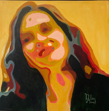 Peinture intitulée "Retrato de Isabel D…" par Román Manrique De Lara, Œuvre d'art originale, Huile