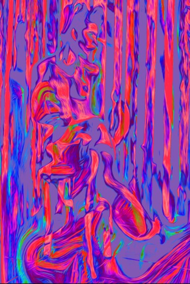 Digitale Kunst getiteld "Страсть на стенах" door Roman Morozov, Origineel Kunstwerk, Digitaal Schilderwerk