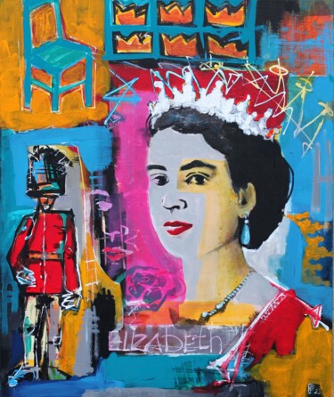 Peinture intitulée "Elizabeth" par Roman Rabyk, Œuvre d'art originale, Acrylique