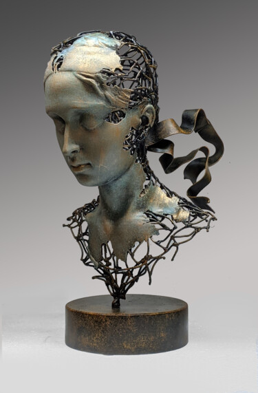 Sculpture titled "Catherine" by Roman Rabyk, Original Artwork, Metals