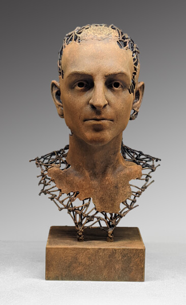 Sculpture intitulée "Chester" par Roman Rabyk, Œuvre d'art originale, Résine
