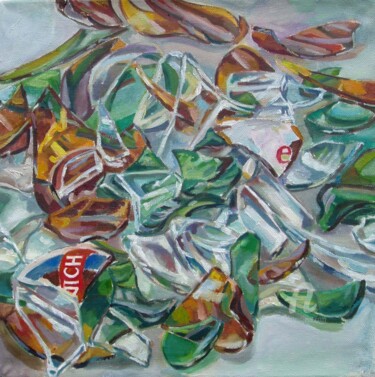 Painting titled "Reflections 4" by Roman Rembovsky, Original Artwork, Oil