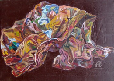 Painting titled "Drapery" by Roman Rembovsky, Original Artwork, Oil
